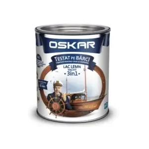 Lac pentru lemn OSKAR Yacht 3in1, lucios, interior/exterior, Incolor, 10 L