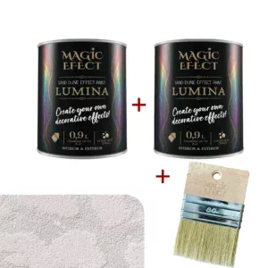 Pachet Magic Efect Lumina 1+1+pensulă | Efect dune de nisip, 01 Ice