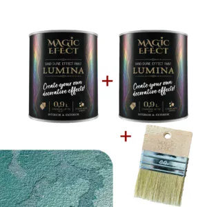 Pachet Magic Efect Lumina 1+1+pensulă | Efect dune de nisip, 12 Jade