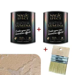 Pachet Magic Efect Lumina 1+1+pensulă | Efect dune de nisip, 08 Sahara