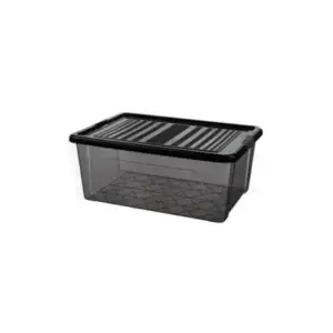 Caserolă alimentară din plastic, 5 Litri, Antracit, QS016