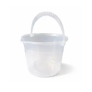 Găleată plastic cu cioc de turnare 14 L, QS243, transparentă