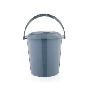 Găleată plastic cu capac, 20 L, QS226, diverse culori