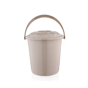Găleată plastic cu capac, 15 L, QS225, diverse culori
