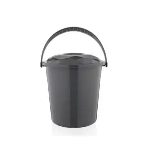 Găleată plastic cu capac, 10 L, QS224, diverse culori