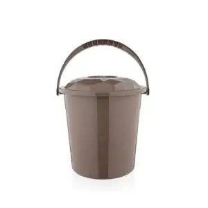 Găleată plastic cu capac, 5 L, QS223, diverse culori