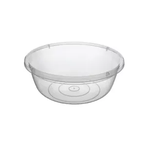 Lighean Plastic transparent, 15.5 Litri, Nr. 4 - QS054