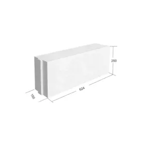 BCA Soceram NF nut și feder, 624 x 250 x 150 mm