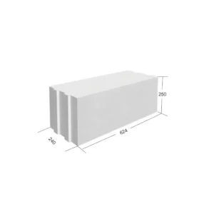 BCA Soceram NF nut și feder, 624 x 240 x 250 mm