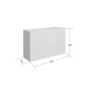 BCA Soceram NF nut și feder, 624 x 250 x 100 mm