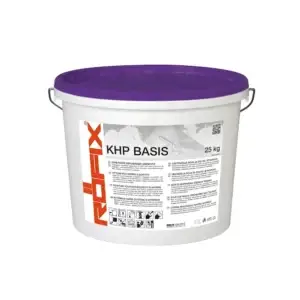 RÖFIX KHP BASIS – Tencuială decorativă acrilică pentru fațade, albă, [bob de orez 1,5 mm / bob de orez 2 mm / zgâriat 2 mm], 25 kg