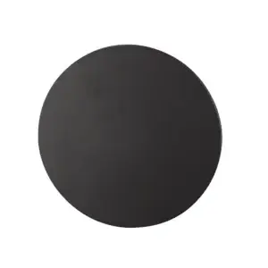 Aplică LED de exterior Klausen ECLIPSE L, neagră, rotundă, 9W, 540 lm, 4000K, IP54, Ø 18 cm, KL121039