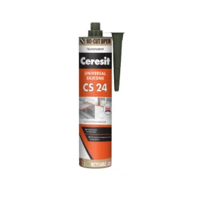 Ceresit CS 24 Pro Universal – Silicon universal pentru uși, ferestre și băi, transparent