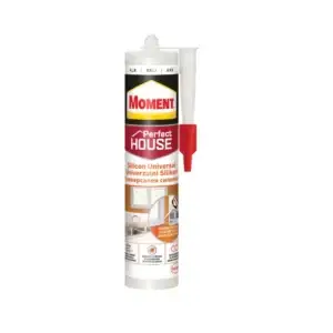 Moment Silicon Universal – Silicon pentru construcții, interior și exterior, transparent, 280 ml