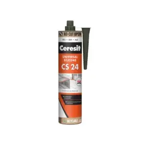 Ceresit CS 24 Pro Universal – Silicon universal pentru uși, ferestre și băi, alb, 280 ml