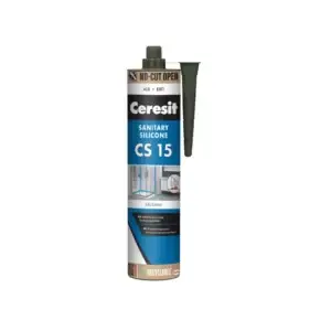 Ceresit CS 15 Sanitary – Silicon sanitar anti-mucegai, alb, 280 ml