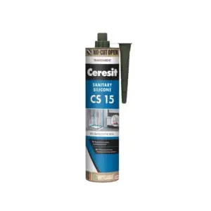 Ceresit CS 15 Sanitary – Silicon sanitar anti-mucegai, transparent, 280 ml